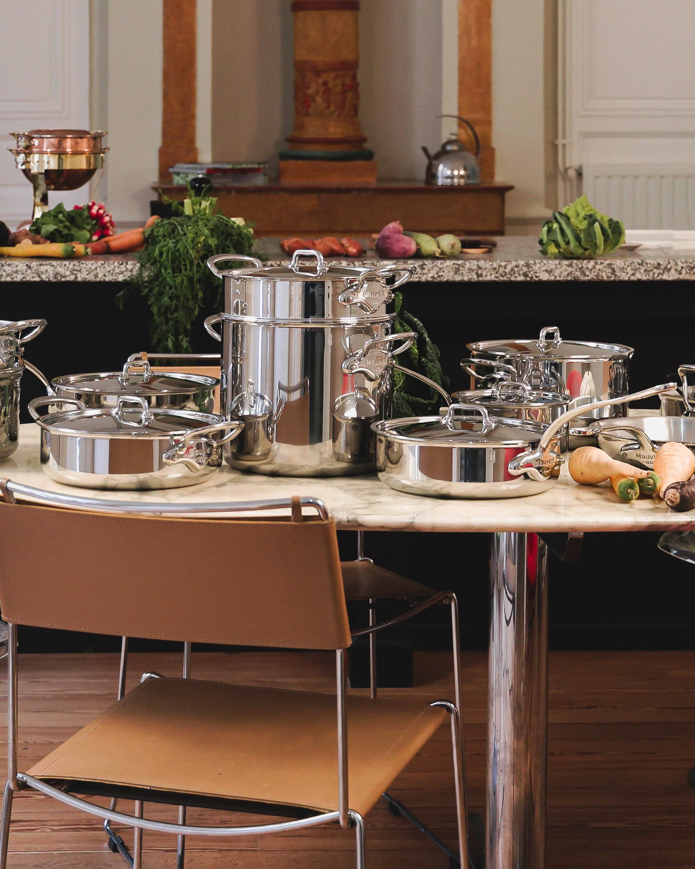 Mauviel M'URBAN 4 Luxury 3-Ply Stainless Steel Cookware