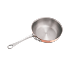 Mauviel M'Heritage M'6 S Induction Copper Chef Pan 2.1-Qt and Frying Pan 7.9-In Set With Cast Stainless Steel Handle - Mauviel1830