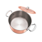 Mauviel M'Heritage M'6 S 10-Piece Induction Copper Cookware Set With Cast Stainless Steel Handles - Mauviel1830