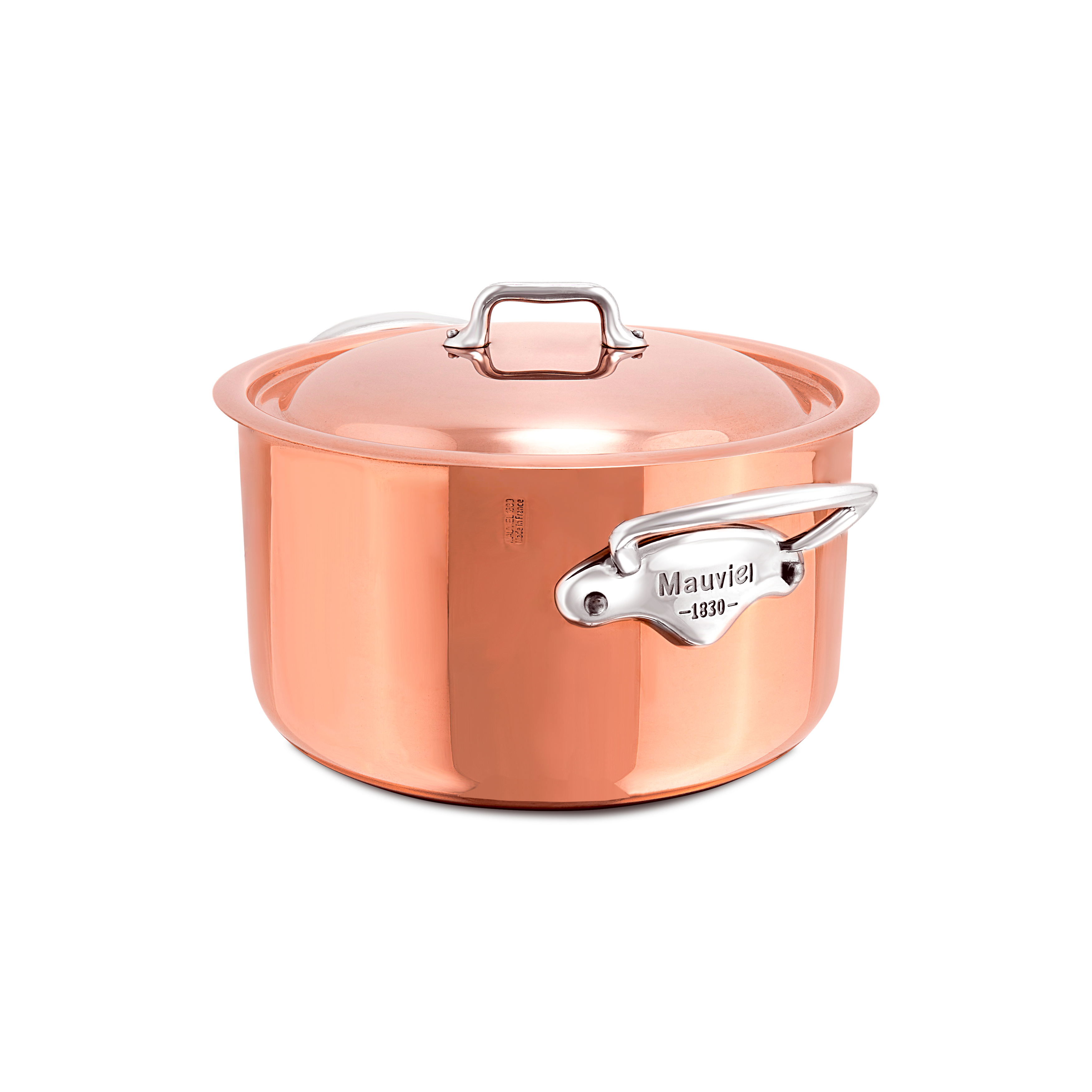Mauviel M'Heritage M'6 S 10-Piece Induction Copper Cookware Set With Cast Stainless Steel Handles - Mauviel1830