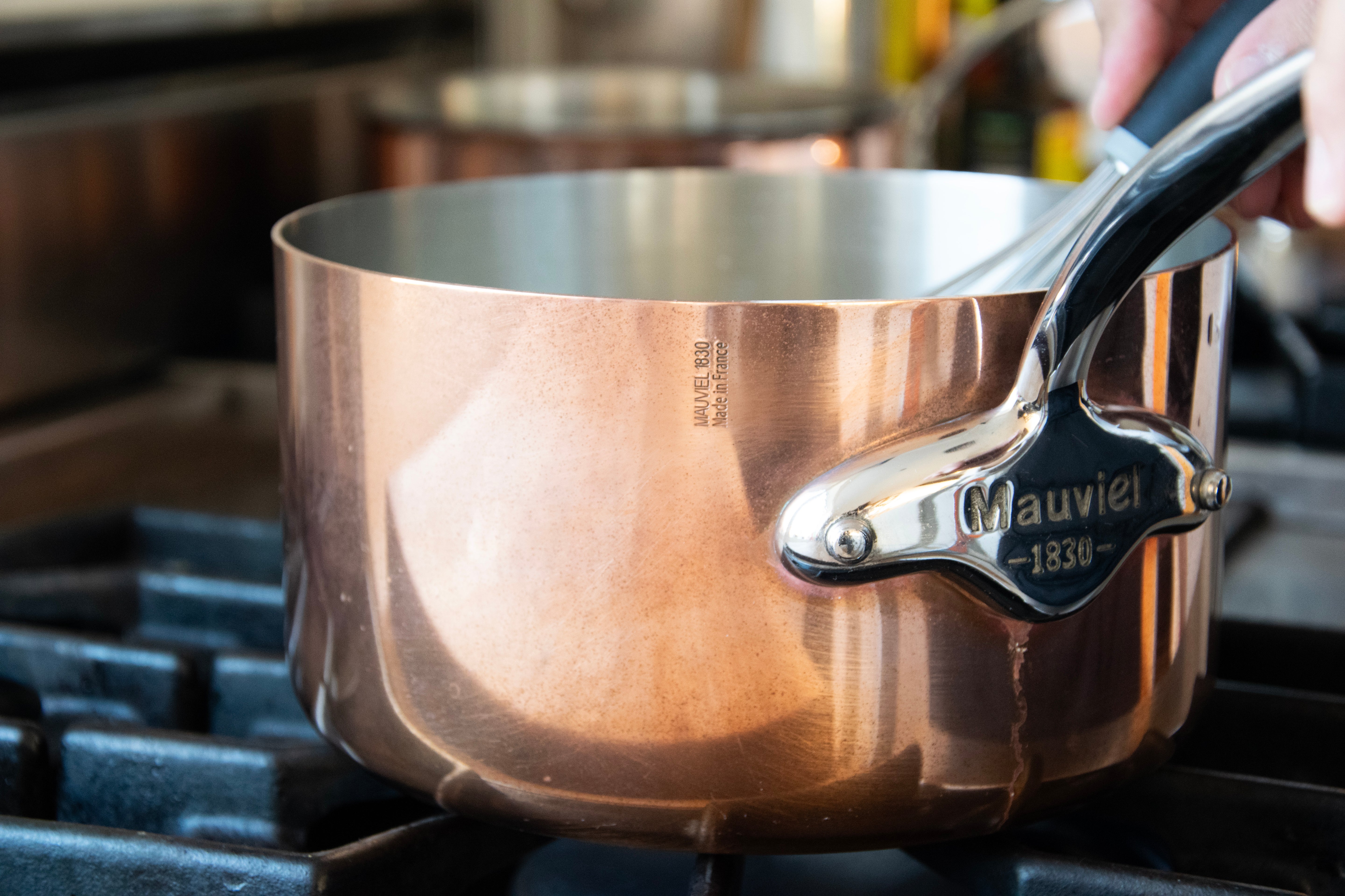 Mauviel M'Heritage M'150 S Copper Sauce Pan With Cast Stainless Steel - Mauviel1830