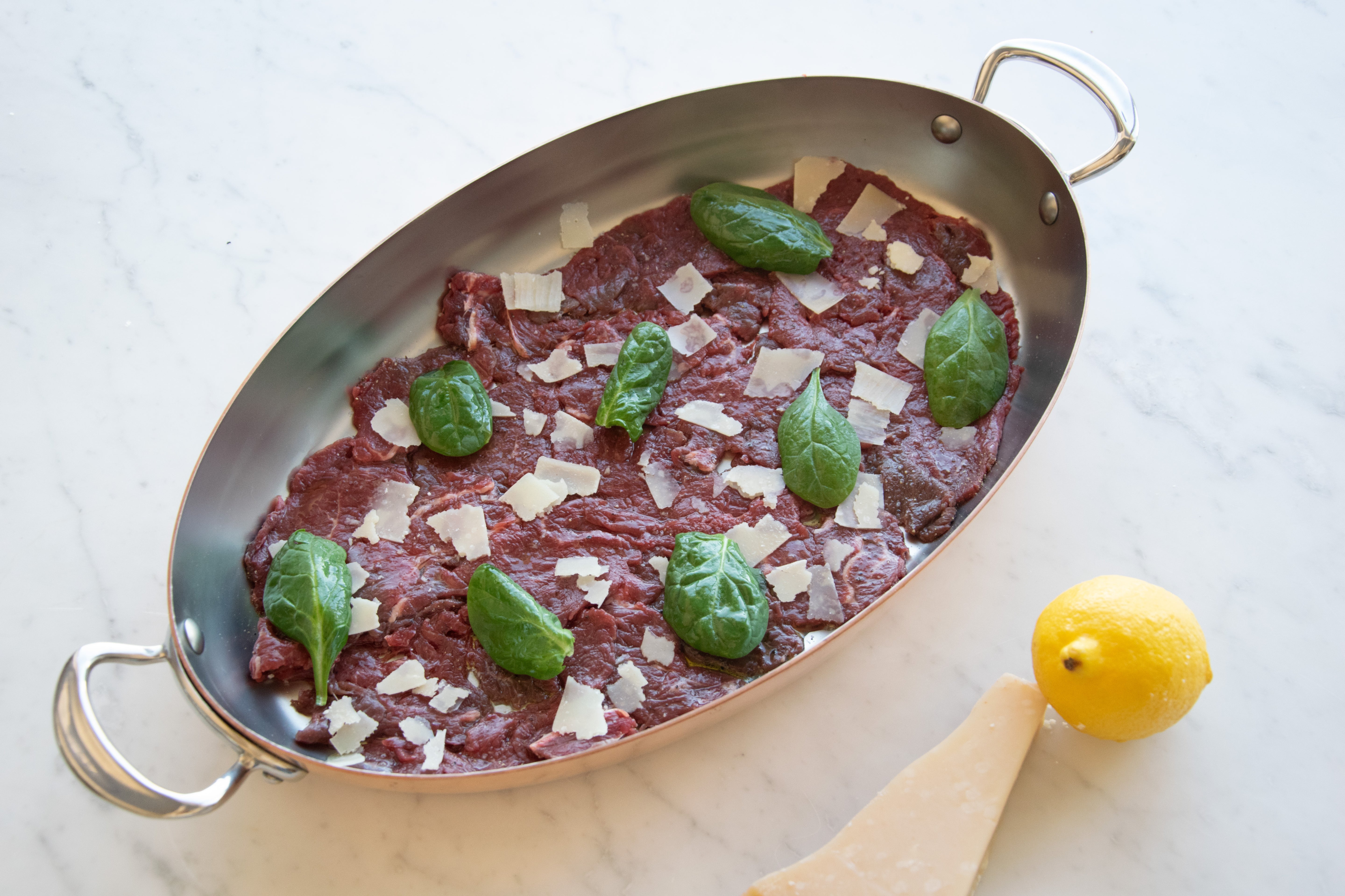 Mauviel M'Heritage M'150 S Copper Oval Pan With Cast Stainless Steel Handles - Mauviel1830