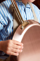 Mauviel M'Heritage M'150 B Copper Crepe Pan With Brass Handle, 11.8-In - Mauviel1830