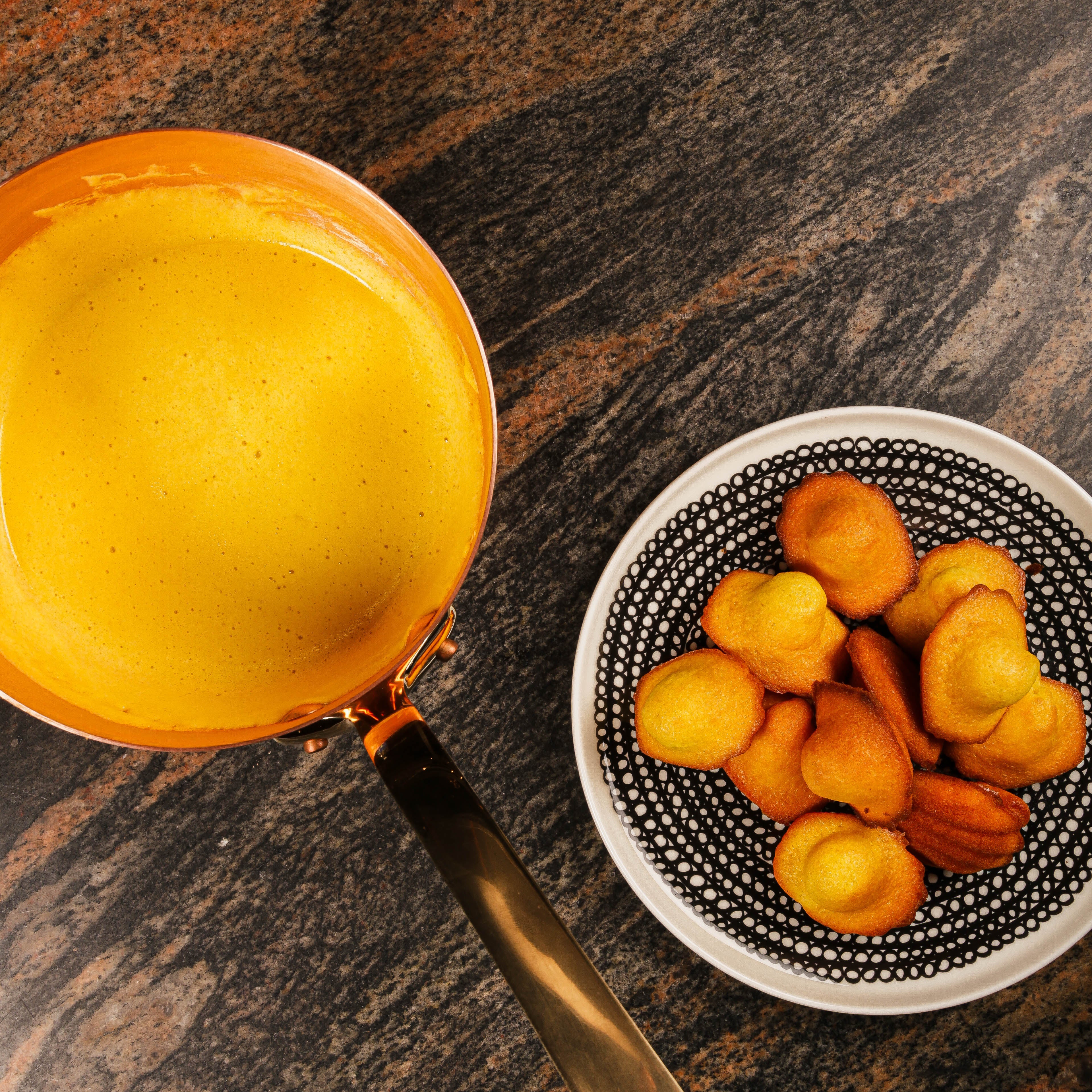 Mauviel M'PASSION Copper Zabaglione With Brass Handles, 1.8-Qt - Mauviel1830