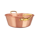Mauviel M'PASSION Copper Jam Pan With Brass Handles, 9.4-Qt - Mauviel1830