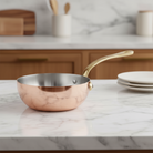 Mauviel M'Heritage M'200 B Chef Pan With Brass Handle, 3.6-Qt - Mauviel1830