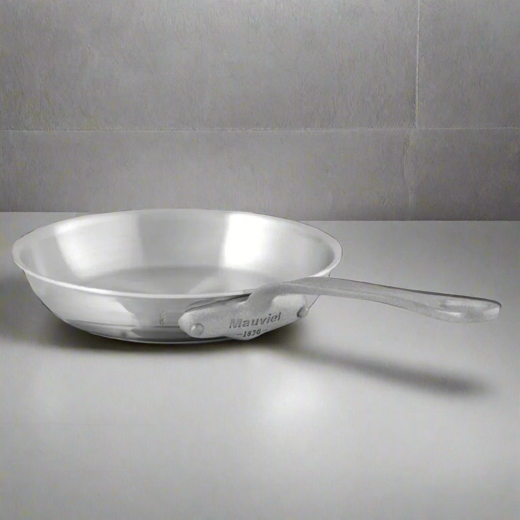 Mauviel M'Cook SB 5-Ply Frying Pan With Brushed Cast Stainless Steel Handle, 10.2-In - Mauviel1830