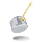 Mauviel M'COOK B Sauce Pan With Brass Handles, 0.8-Qt - Mauviel1830