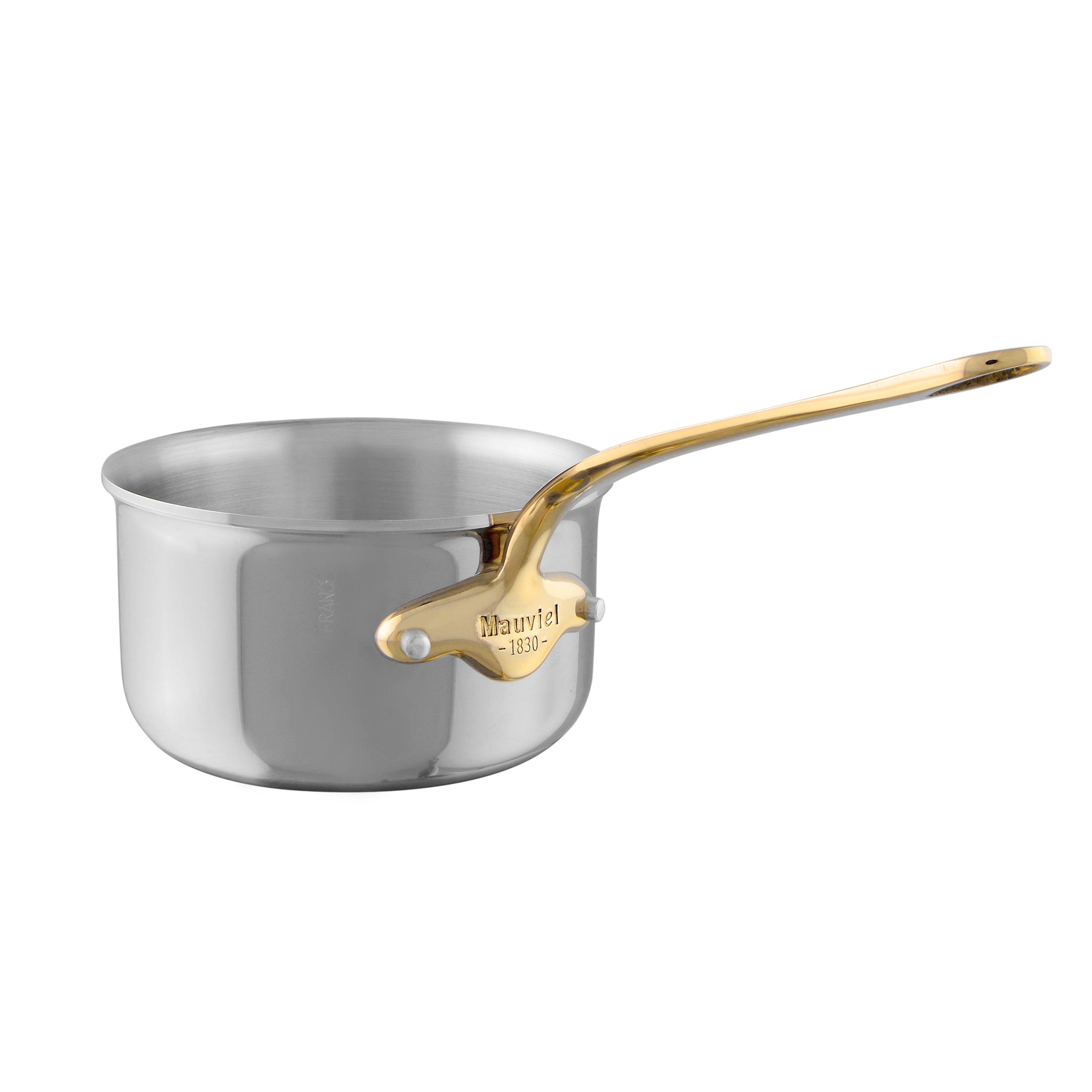 Mauviel M'COOK BZ Sauce Pan With Bronze Handles, 6.5-Qt - Mauviel USA