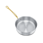 Mauviel M'COOK B 5-Ply Saute Pan With Brass Handle, 6.2-Qt - Mauviel1830