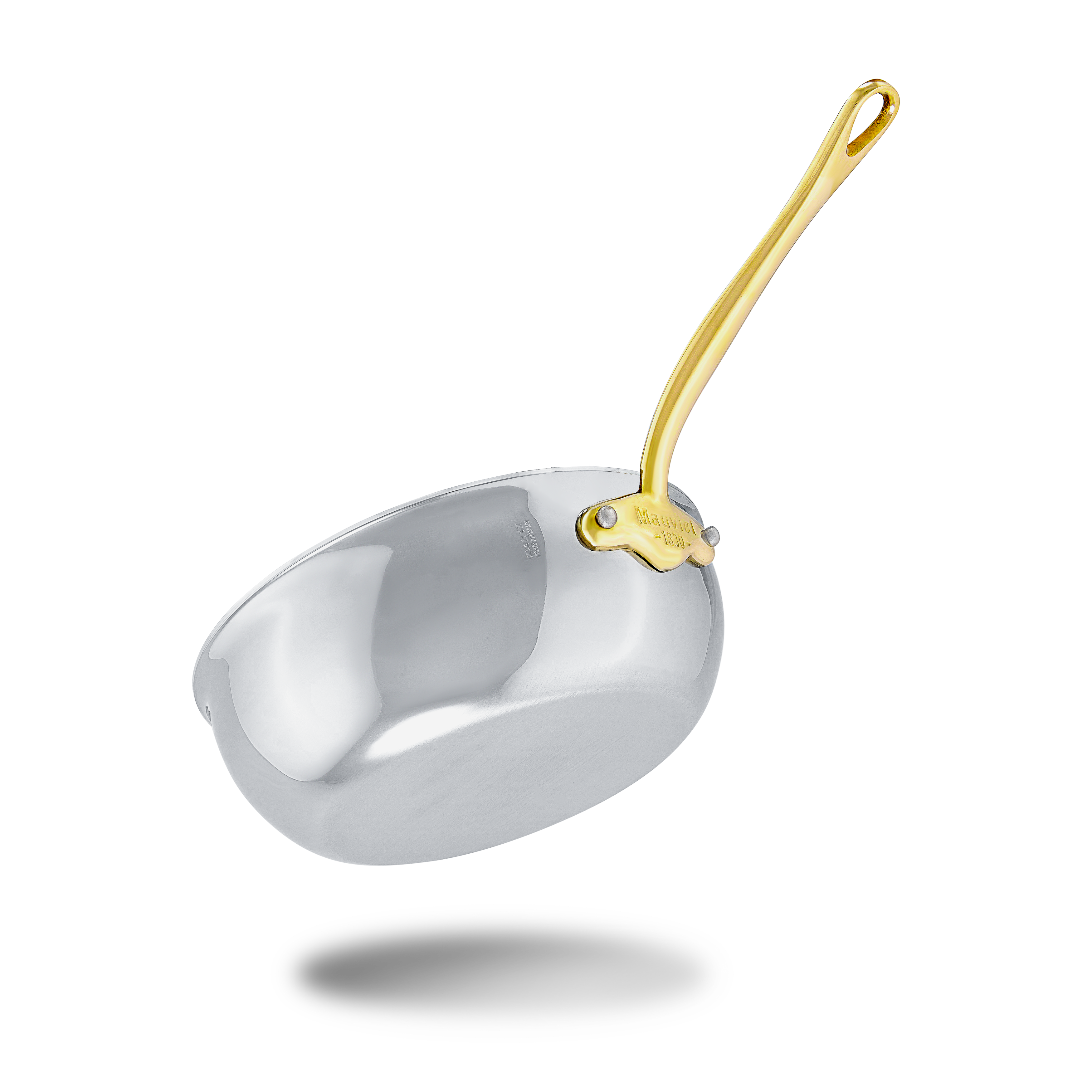 Mauviel M'COOK B 5-Ply Chef Pan With Brass Handle - Mauviel1830