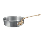Mauviel M'ELITE B Hammered 5-Ply Saute Pan With Brass Handle, 3.2-Qt - Mauviel1830