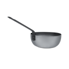 Mauviel M'STEEL Black Carbon Steel Chef Pan With Iron Handle, 3.4-Qt - Mauviel1830