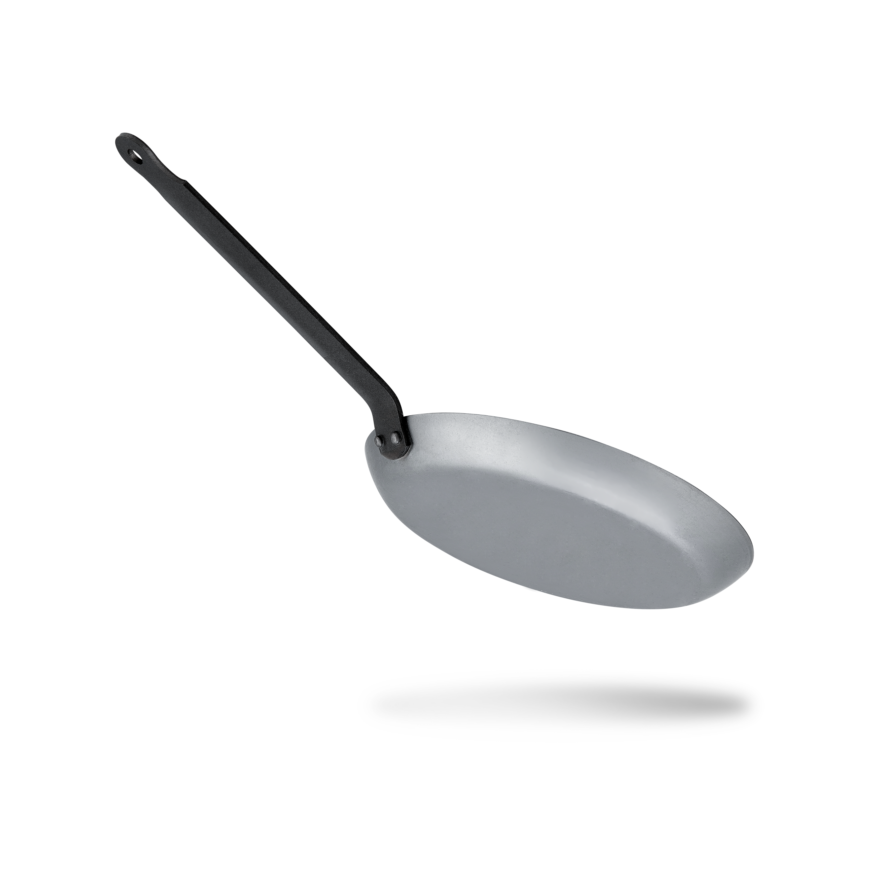 Mauviel M'STEEL Black Carbon Steel Crepe Pan With Iron Handle - Mauviel1830