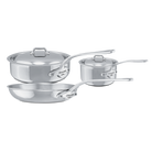 Mauviel M'COOK 5-Ply 5-Piece Cookware Set With Cast Stainless Steel Handles - Mauviel1830