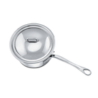 Mauviel M'COOK 5-Ply Sauce Pan With Lid, Cast Stainless Steel Handle, 6.9-Qt - Mauviel1830