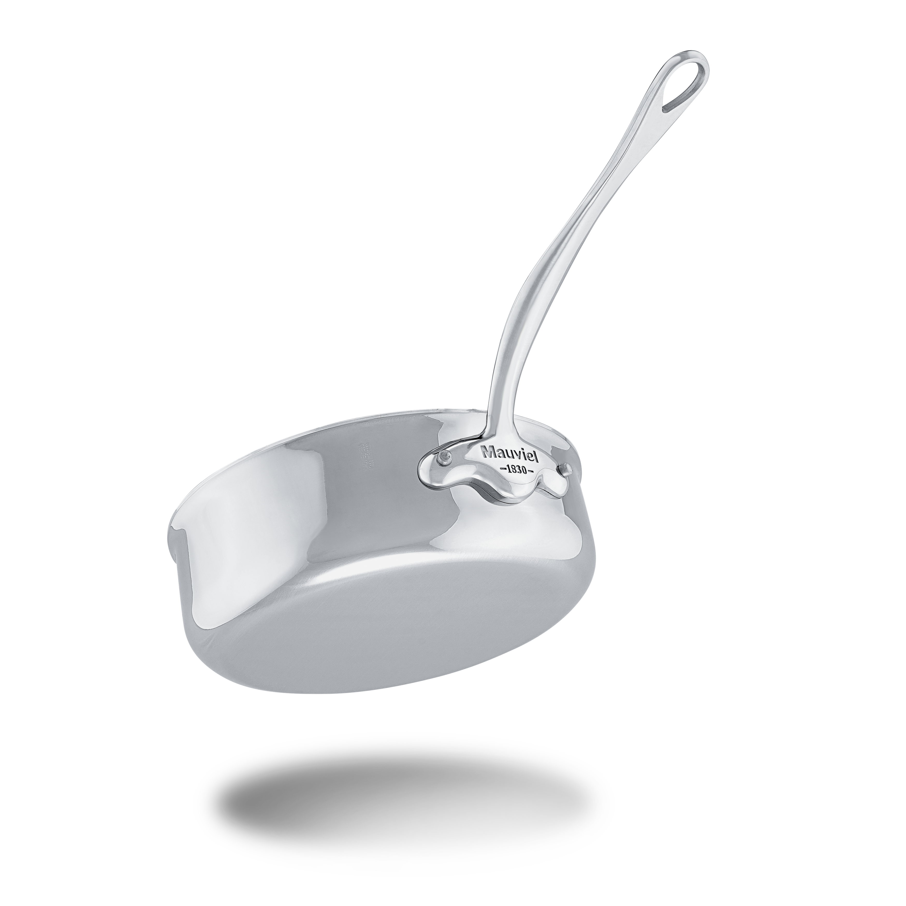 Mauviel M'COOK 5-Ply Sauté Pan With Lid, Cast Stainless Steel Handle, 0.7-Qt - Mauviel1830