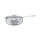 Mauviel M'COOK 5-Ply Sauté Pan With Lid, Cast Stainless Steel Handle, 0.7-Qt - Mauviel1830