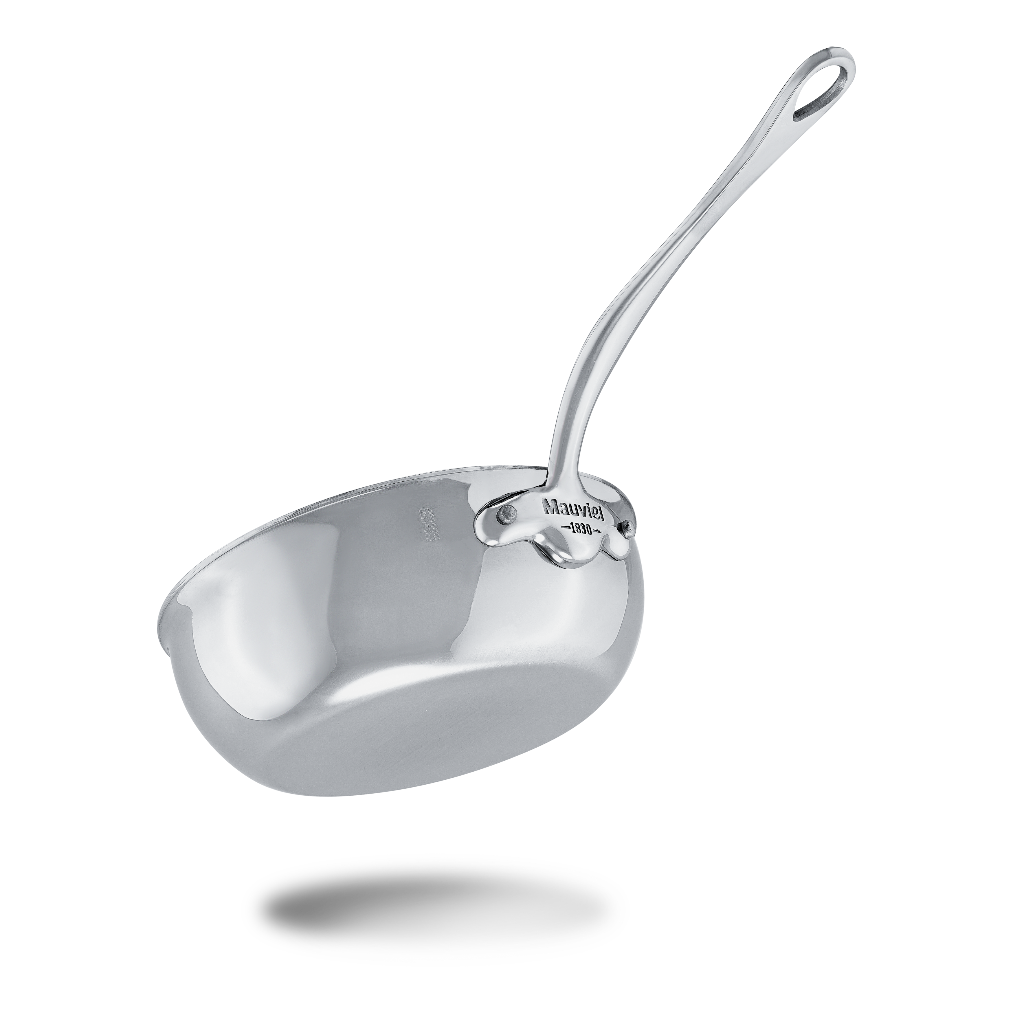 Mauviel M'COOK 5-Ply Chef Pan With Lid, Cast Stainless Steel Handle, 3.8-Qt - Mauviel1830