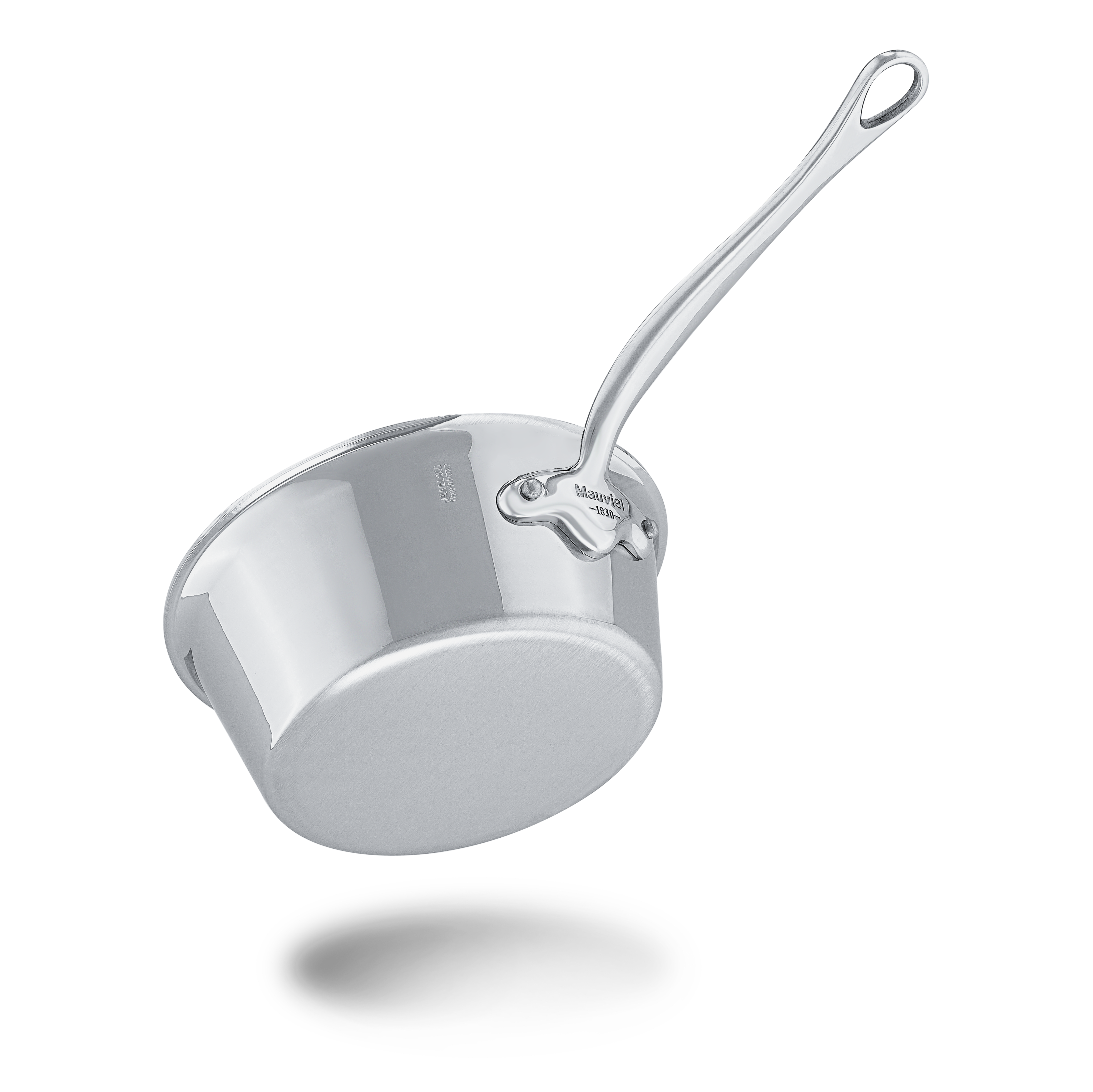 Mauviel M'COOK 5-Ply Splayed Saute Pan With Lid, Cast Stainless Steel Handle, 1.9-Qt - Mauviel1830