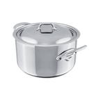 Mauviel M'COOK 5-Ply Stewpan With Lid, Cast Stainless Steel Handles, 6.2-Qt - Mauviel1830