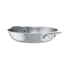 Mauviel M'COOK 5-Ply Round Pan With Curved Lid, Cast Stainless Steel Handles, 11-In - Mauviel1830