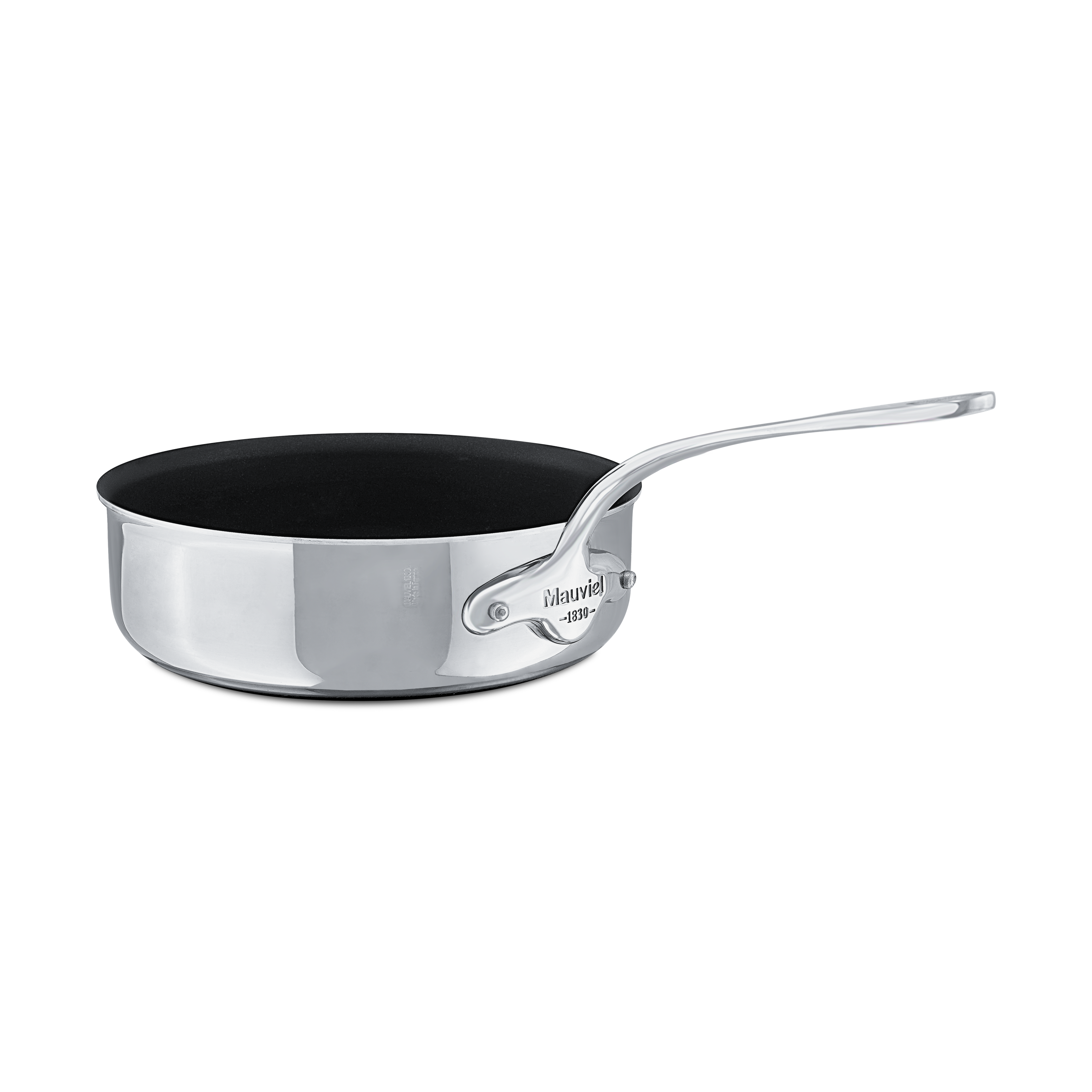 Mauviel M'COOK 5-Ply Nonstick Saute Pan With Cast Stainless Steel Handle, 0.7-Qt - Mauviel1830