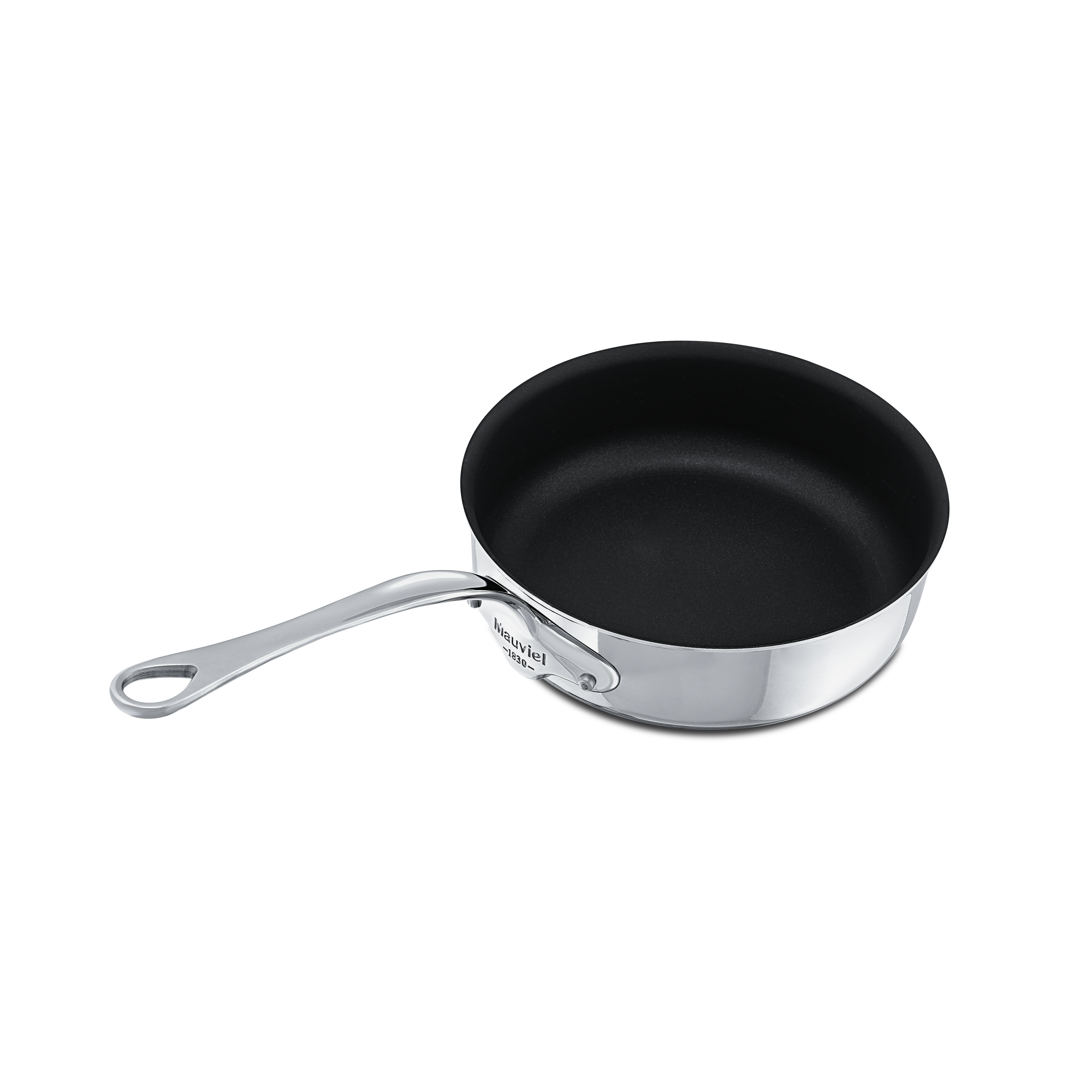 Mauviel M'COOK 5-Ply Nonstick Saute Pan With Cast Stainless Steel Handle, 0.7-Qt - Mauviel1830
