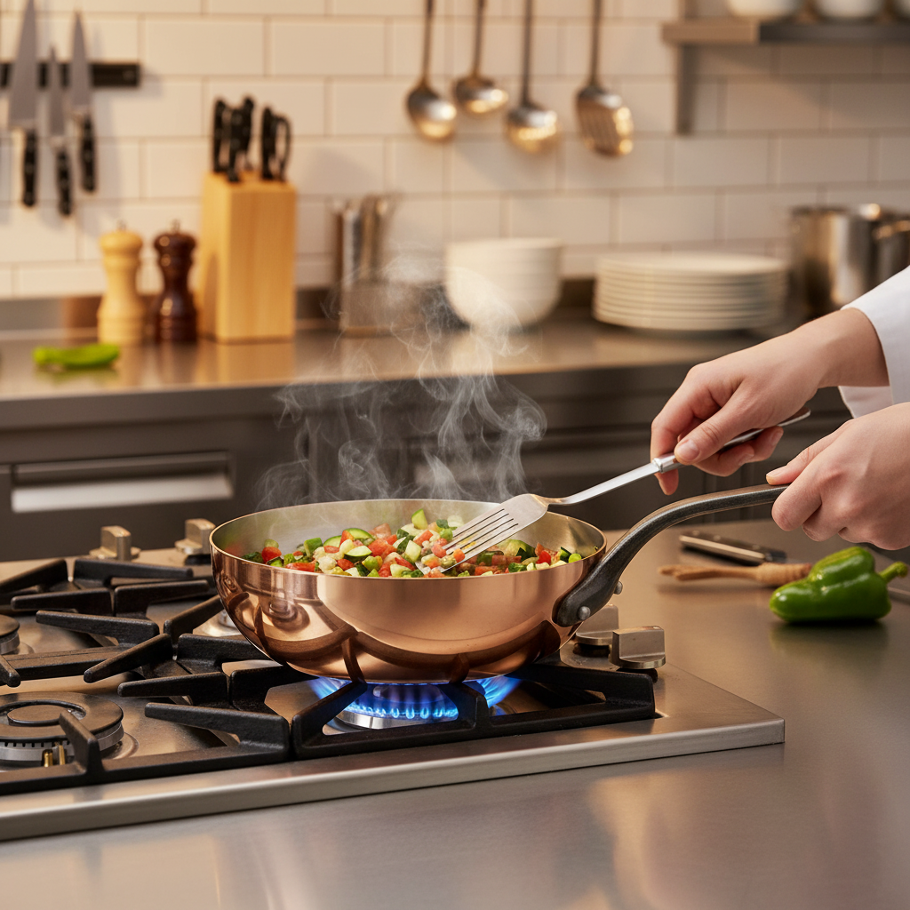 Mauviel M'Heritage M'150 CI Chef Pan With Cast Iron Handle, 2.1-Qt - Mauviel1830