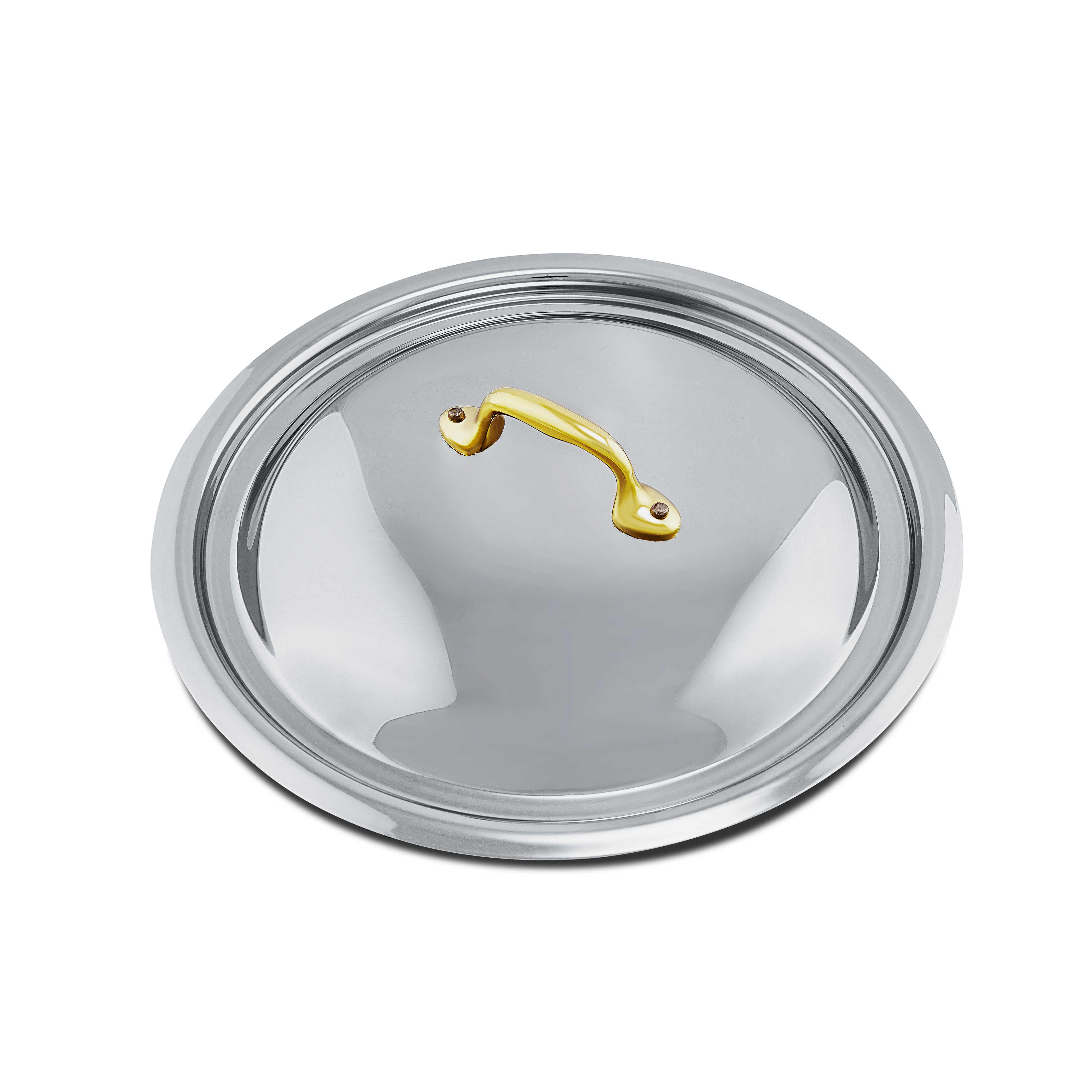 Mauviel M'COOK B Curved Lid With Brass Handle, 7-In - Mauviel1830