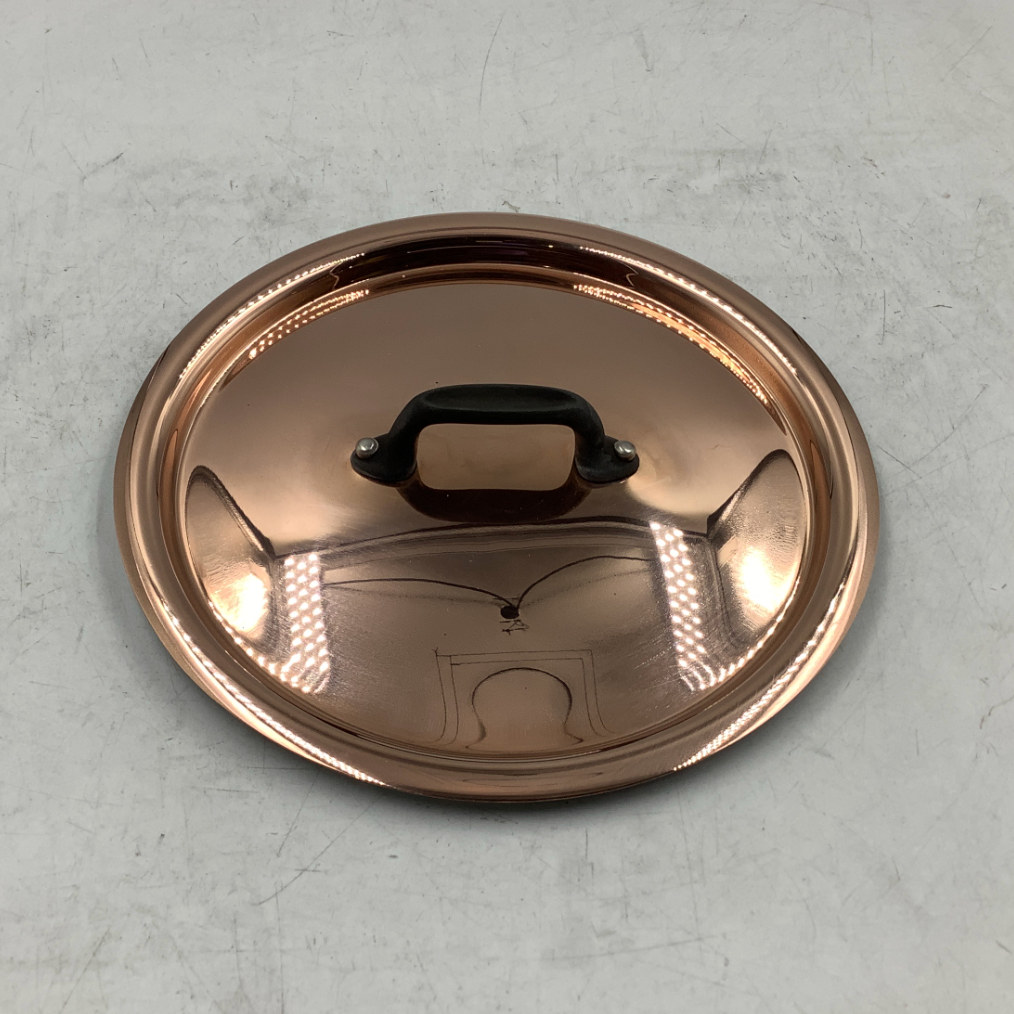 Mauviel M'Heritage 150 CI 1.5mm Polished Copper Chef Pan, 1.8-Qt.