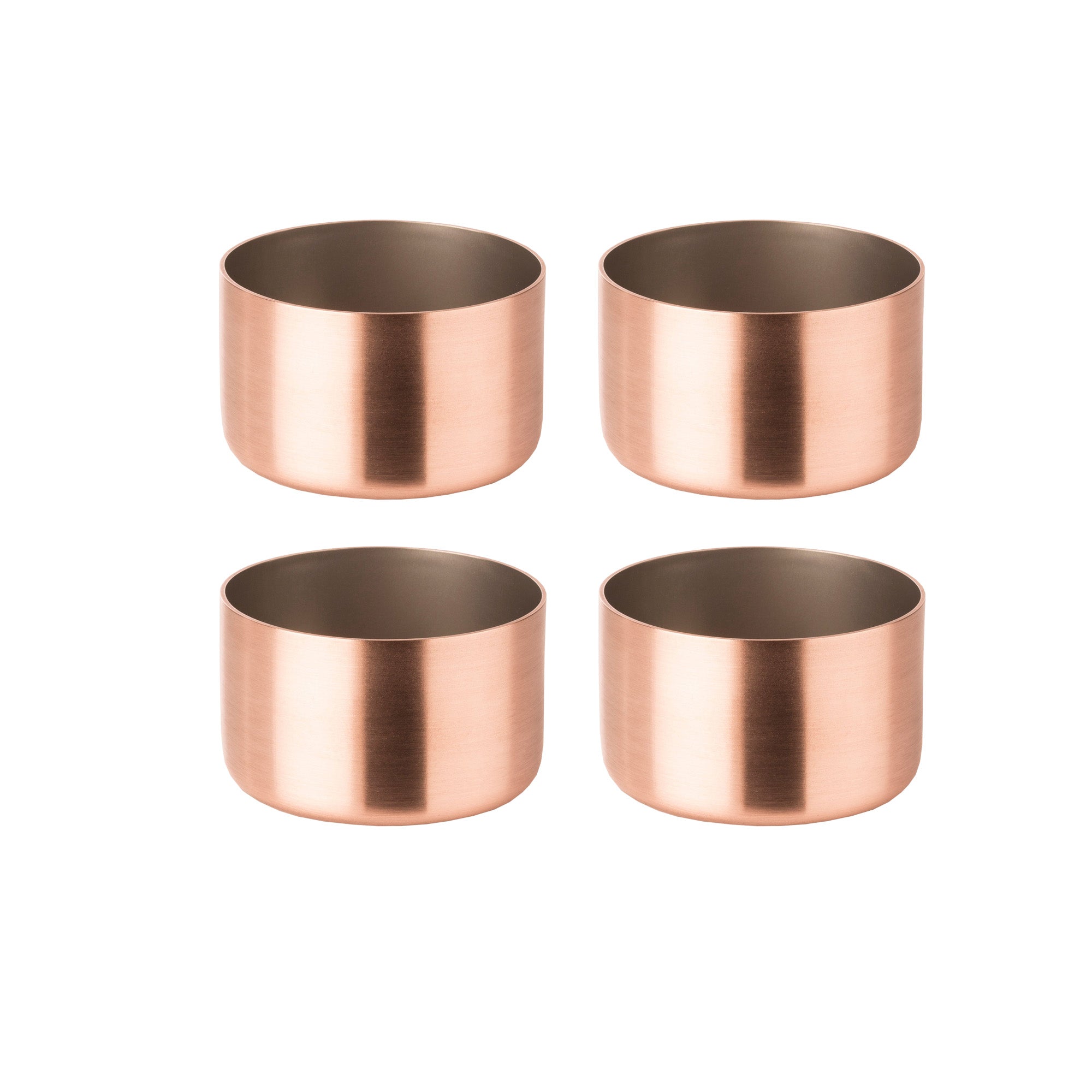 Mauviel M'PASSION Copper 4-Piece Souffle Mold Set - Mauviel1830