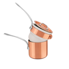 Mauviel Copper Tinned Bain Marie/Double Boiler With Lid, Cast Stainless Steel Handles, 0.9-Qt - Mauviel1830