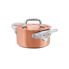 Mauviel M'MINIS Copper Stewpan With Stainless Steel Handles, 0.34-Quart - Mauviel1830
