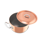 Mauviel M'Heritage M'150 S Stewpan With Lid, Cast Stainless Steel Handles, 5.7-Qt - Mauviel1830