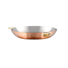 Mauviel Art Déco Copper 2-Piece Round Pan 7.9-In and 10.2-In Set With Brass Handles - Mauviel1830