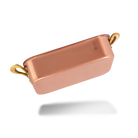 Mauviel Copper Roasting Pan With Brass Handles, 7.1 x 5.5-in - Mauviel1830