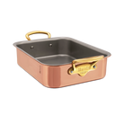 Mauviel Copper Roasting Pan With Brass Handles, 7.1 x 5.5-in - Mauviel1830