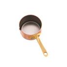 Mauviel M'MINIS Copper Sauce Pan With Pouring Spout, Brass Handle, 2-In - Mauviel1830