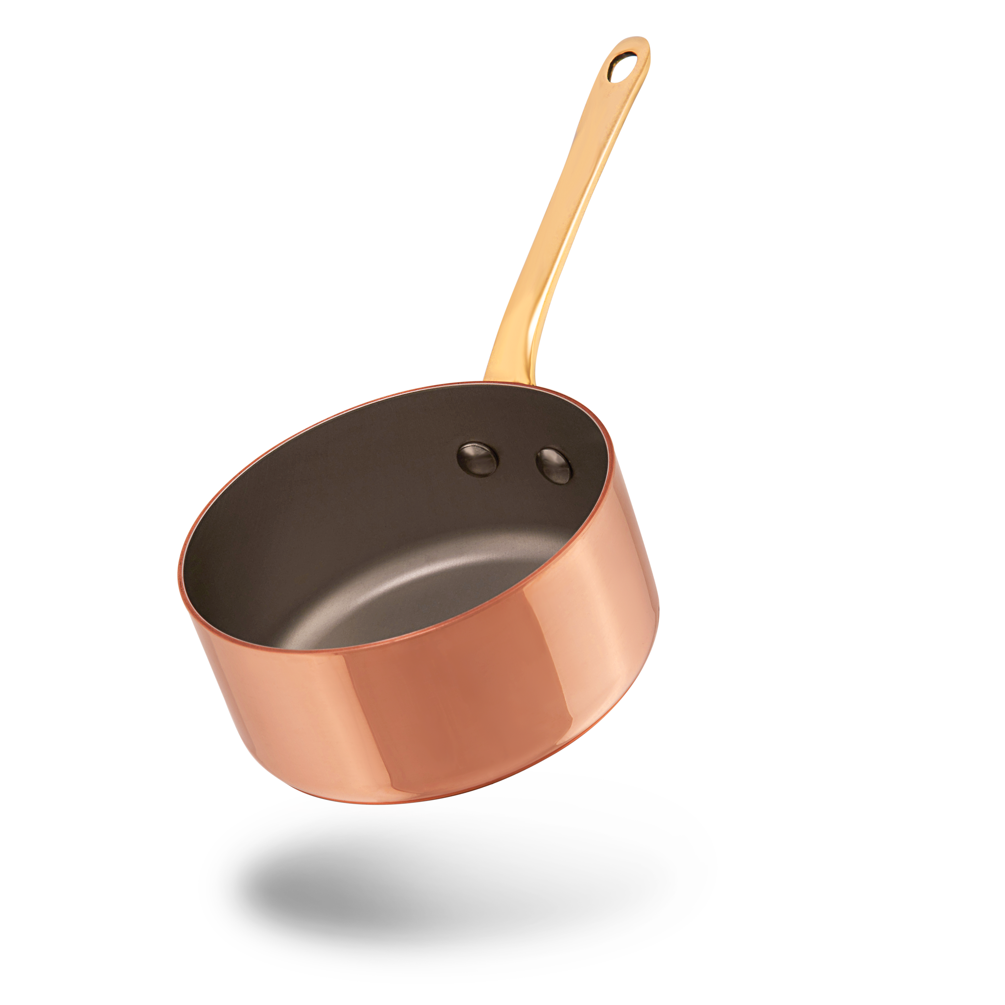 Mauviel M'MINIS Copper Saute Pan With Brass Handles, 2.7-In - Mauviel1830