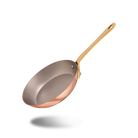 Mauviel M'MINIS Copper Round Frying Pan With Brass Handle, 4.7-In - Mauviel1830