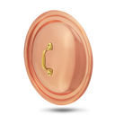 Mauviel M'Heritage M'150 B Copper Lid With Brass Handle, 11.0-In - Mauviel1830