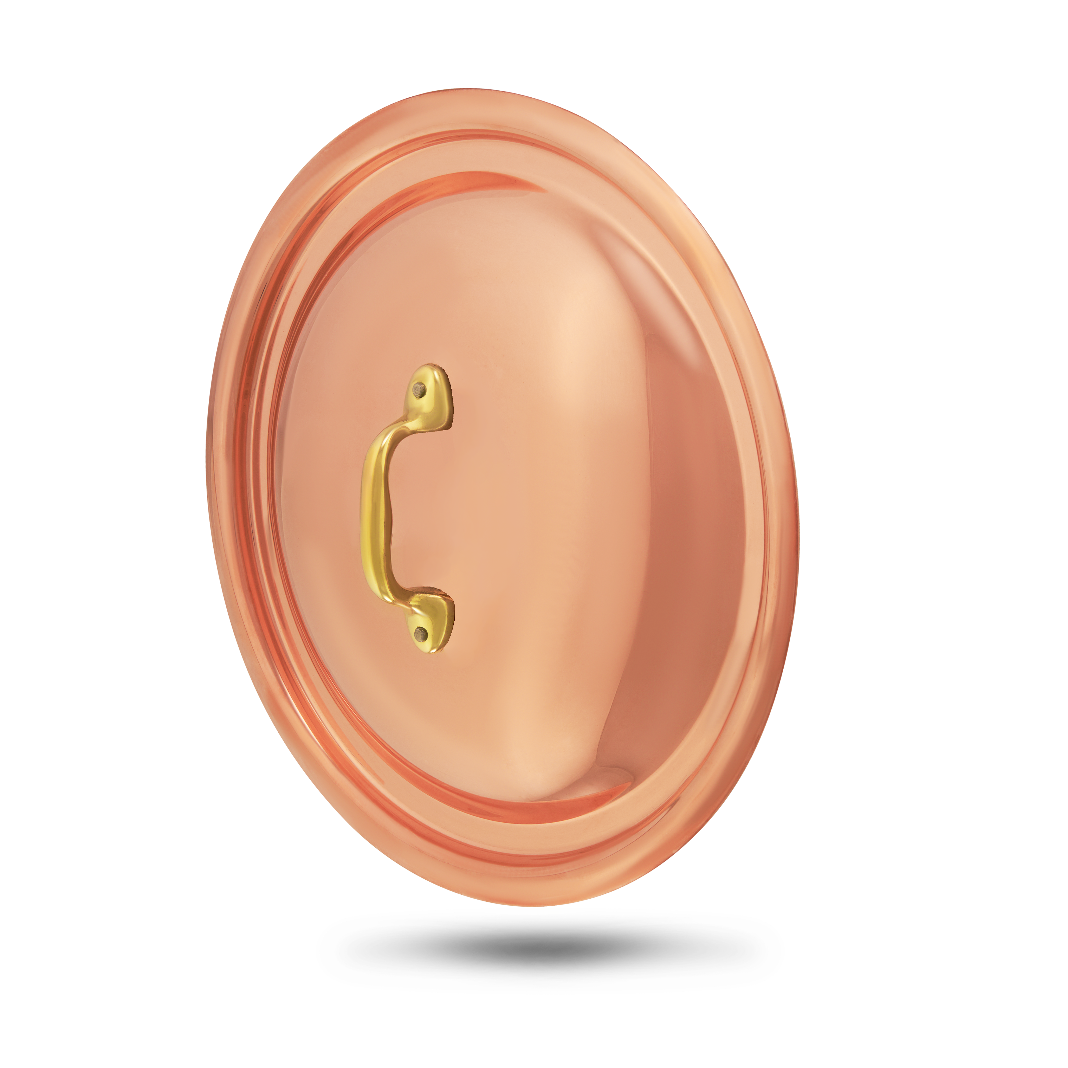 Mauviel M'Heritage M'150 B Copper Lid With Brass Handle, 11.0-In - Mauviel1830