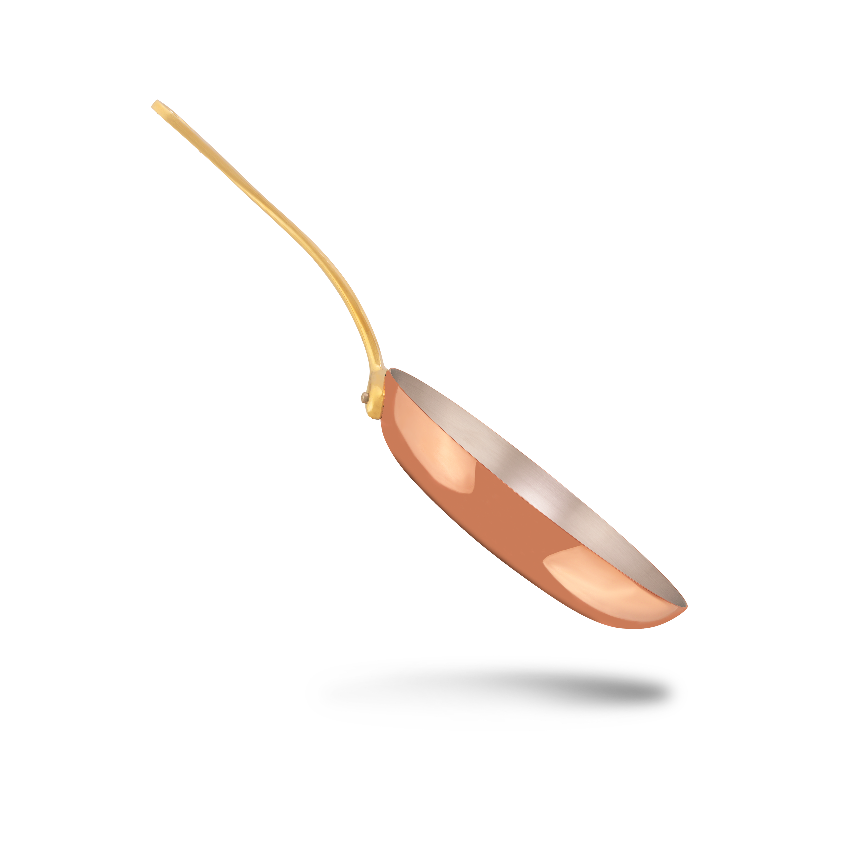 Mauviel M'Heritage M'150 B Copper Frying Pan With Brass Handle - Mauviel1830