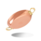 Mauviel M'Heritage M'150 B 2-Piece Copper Round Pan Set With Brass Handles - Mauviel1830