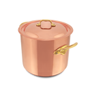 Mauviel M'Heritage M'150 B Copper Stockpot With Lid Brass Handles, 9.9-Qt - Mauviel1830