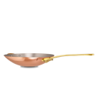 Mauviel M'Heritage M'150 B Copper Wok With Brass Handle, 11.8-In - Mauviel1830