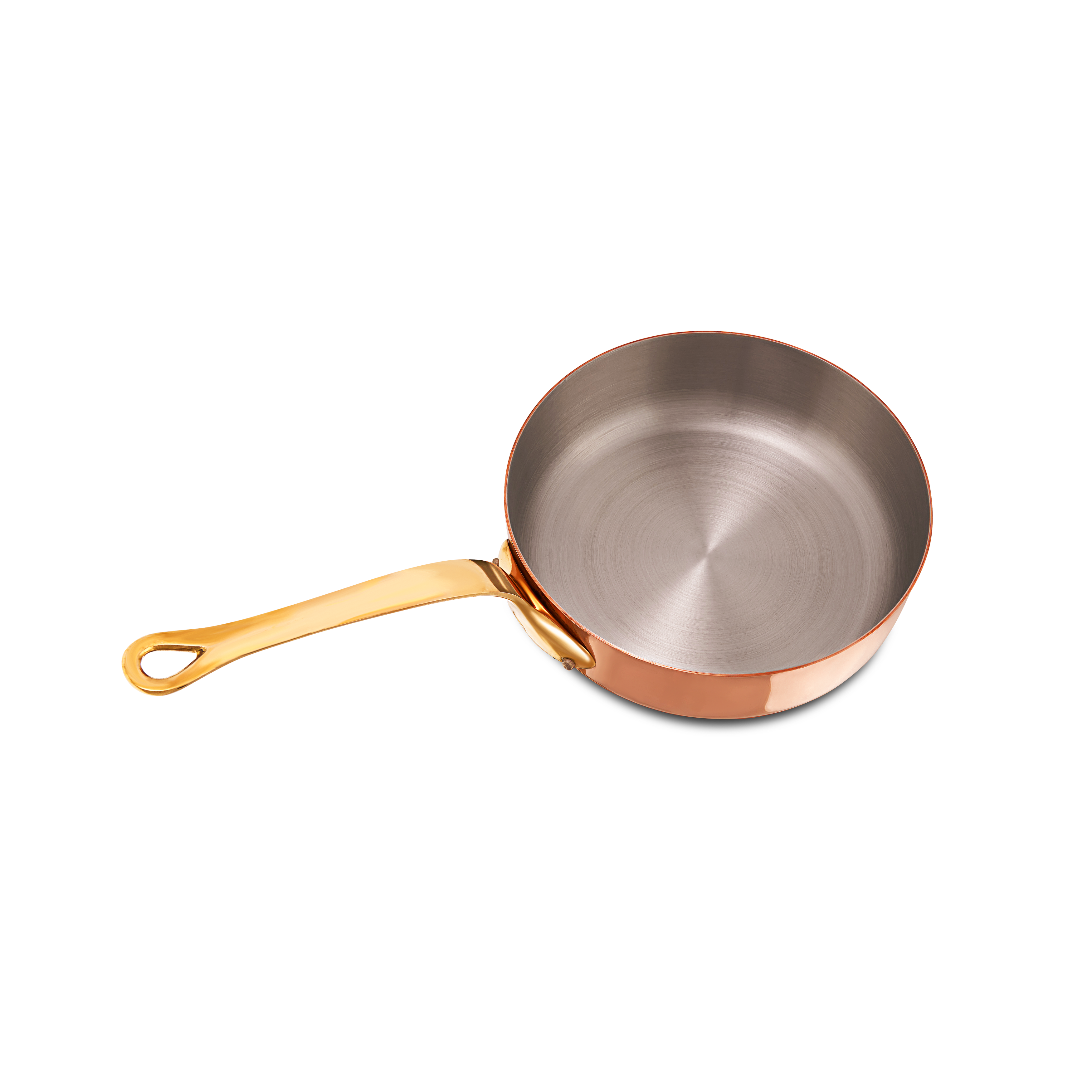 Mauviel M'Heritage M'250 B Copper Saute Pan With Brass Handle - Mauviel1830