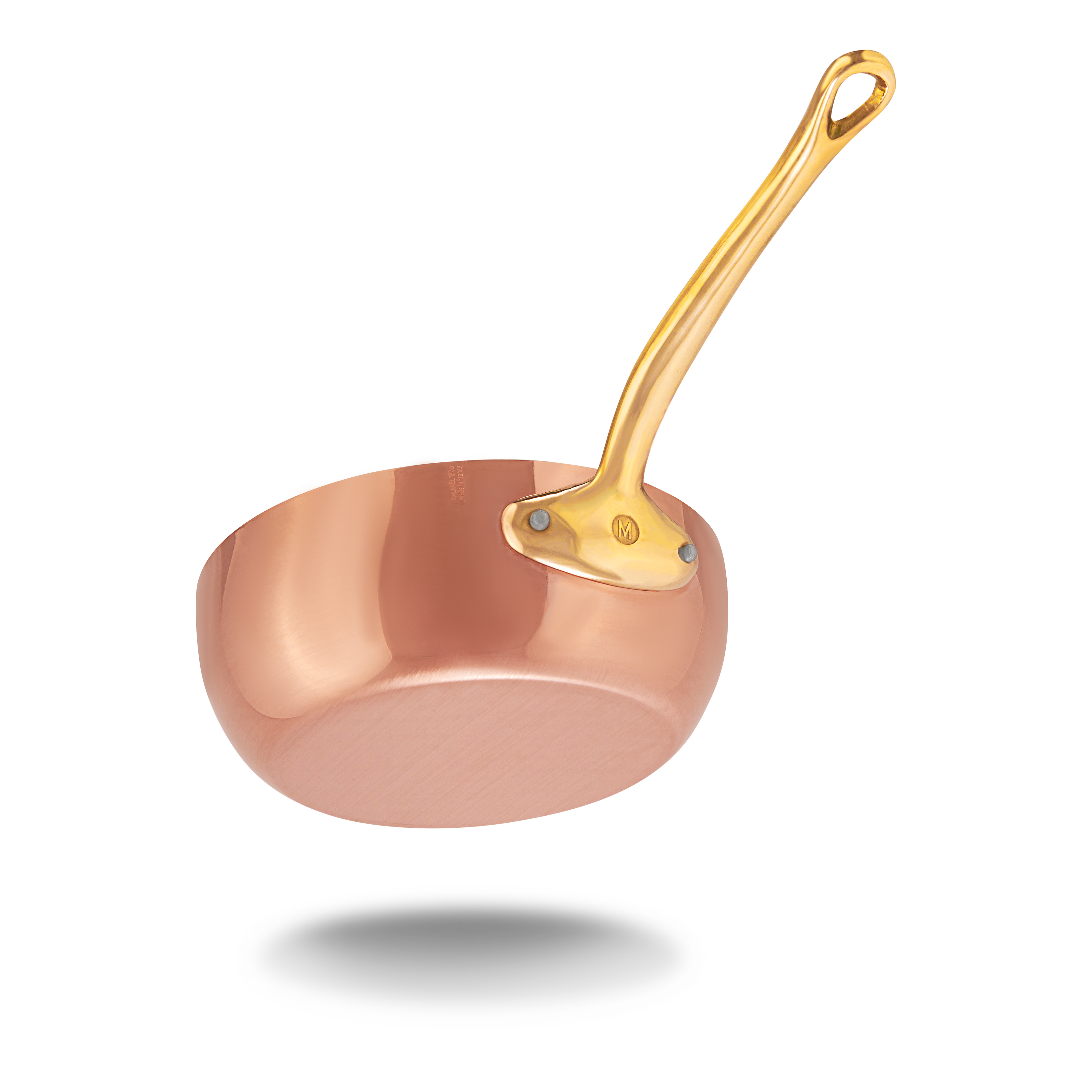 Mauviel M'Heritage M'200 B Copper Chef Pan With Brass Handle - Mauviel1830