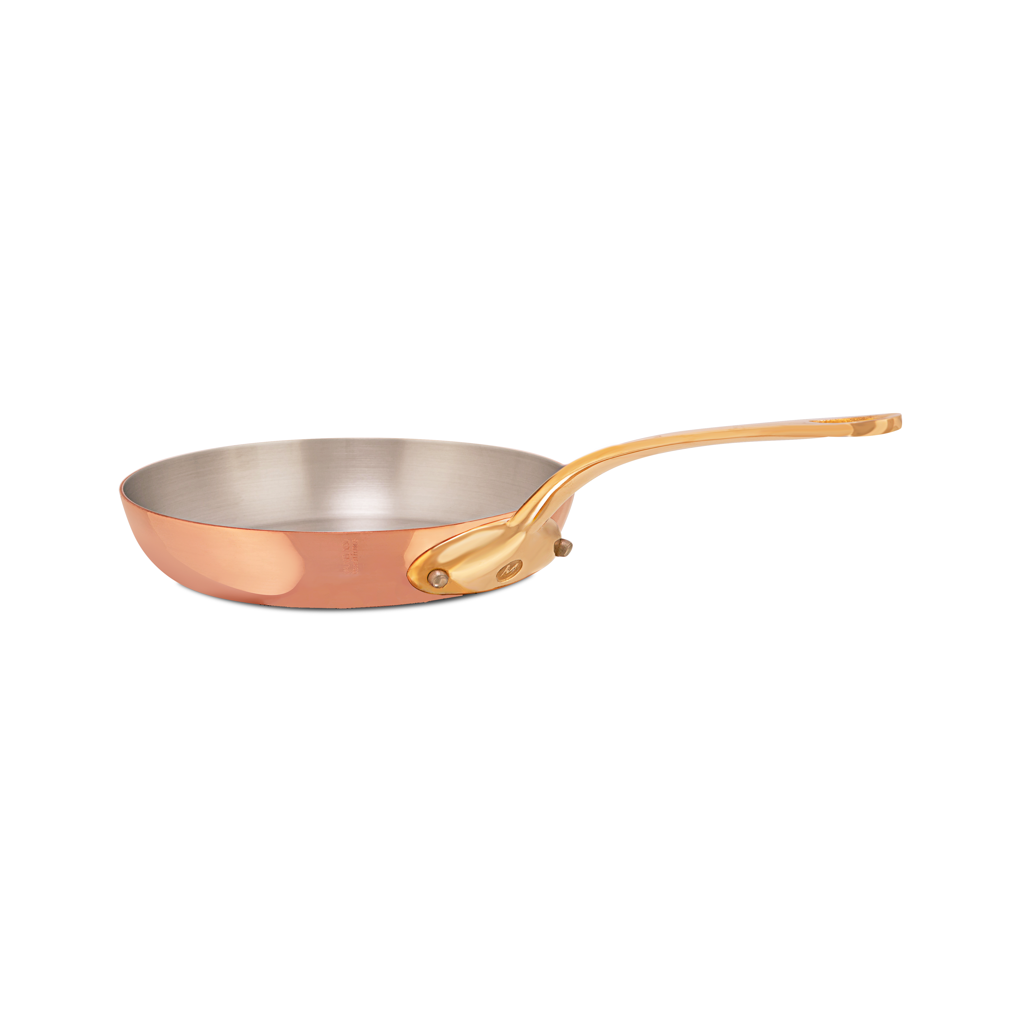 Mauviel M'Heritage M'200 B Copper Frying Pan With Brass Handle - Mauviel1830